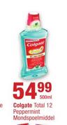 Colgate Total 12 Peppermint Mondspoelmiddel-500ml