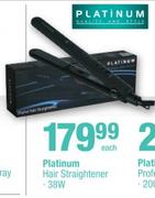 Platinum 38W Hair Straightener-Each