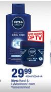 Nivea Hand & lyfvloei room/room verskeidenheid-400/500ml elk