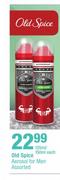Old Spice Aerosol For Men-125/150ml Each