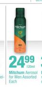 Mitchum Aerosol For Men Assorted-120ml