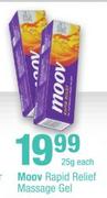 Moov Rapid Relief Massage Gel-25g Each