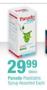 Panado Paediatric Syrup-100ml Each