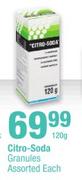 Citro Soda Granules Assorted-120g Each