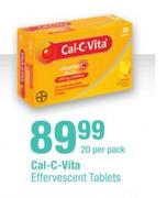 Cal-C-Vita Effervescent Tablets-20 Per Pack