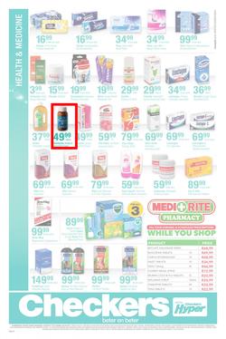Checkers Western Cape : Health & Beauty (25 Sep - 08 Oct 2017), page 8