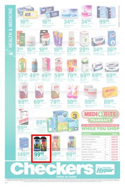 Checkers Western Cape : Health & Beauty (25 Sep - 08 Oct 2017), page 8