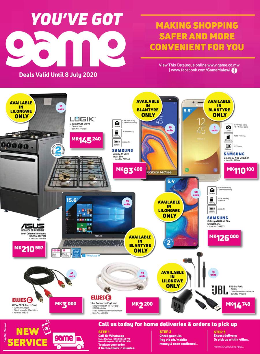 Game Malawi : You've Got Game (26 June - 8 July 2020) — www.guzzle.co.za