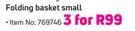 Big Jim Folding Basket Small-For 3
