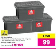 Big Jim Folding Basket Small-For 3