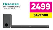 Hisense 2.1 Soundbar HS218