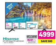 Hisense 43" UHD Smart TV 43B7100UW