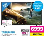 Telefunken 65" FHD LED TV TLEDD-65FHD