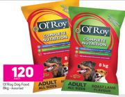 Ol'Roy Dog Food Assorted-8Kg Each