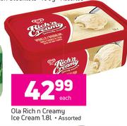 Ola Rich n Creamy Ice Cream Assorted-1.8Ltr