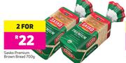 Sasko Premium Brown Bread 700g-For 2