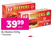 I&J Beefers Assorted-500g Each