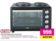 Defy Mini Oven 2 Plate Black MOH9328B