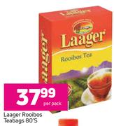 Laager Rooibos Teabags-80's Per Pack