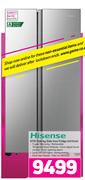 Hisense 670Ltr Side By Side Inox Fridge H670SIA