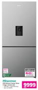 Hisense 610Ltr Bottom Freezer Silver Fridge H610BS-WD-Each