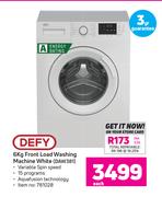 Defy 6Kg Front Load Washing Machine White DAW381