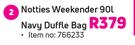 Volkano Notties Weekender 90Ltr Navy Duffle Bag