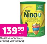 Nestle Nido 3+ Years Growing Up Milk-900g