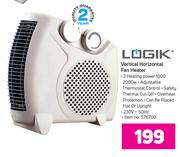 Logik Vertical Horizontal Fan Heater