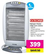 Goldair Halogen Heater 3 Bar GHH-3000A