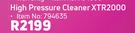 Bennett Read XTR2000 High Pressure Cleaner