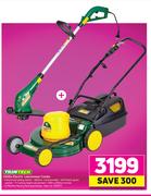 Trimtech 2400W Electric Lawnmower Combo