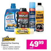Shield Assorted Car Cleaning Products-Each