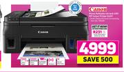 Canon Pixma Refillable Ink Tank 4 In 1 MF Colour Printer G4411
