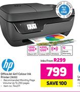 HP Office Jet 4 In 1 Colour Ink Printer 3830