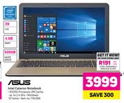 Asus Intel Celeron Notebook