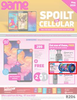 Game Vodacom : Spoilt For Cellular (6 May - 7 June 2020), page 1