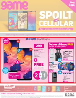 Game Vodacom : Spoilt For Cellular (6 May - 7 June 2020), page 1