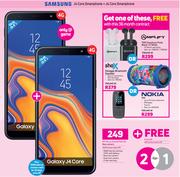 2 x Samsung J4 Core Smartphone 4G-On uChoose Flexi 125 & On Promo 65