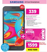 Samsung A2 Core Smartphone 4G-On Smart Top Up S+