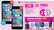 2 x Apple iPhone 6S 32GB Smartphone (CPO) 4G-On uChoose Flexi 125 & On Promo 65