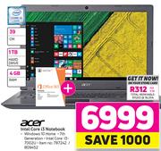 Acer Intel Core i3 Notebook