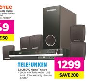 Telefunken 5.1 CH DVD Home Theatre