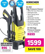 Karcher K2.360 High Pressure Cleaner