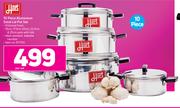 Hart 10 Piece Aluminium Solid Lid Pot Set-Per Set