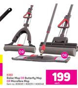 Kibo Roller Mop Or Butterfly Mop Or Microfibre Mop-Each