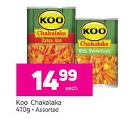 Koo Chakalaka-410g Each