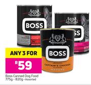 Boss Canned Dog Food-For Any 3 x 775g/820g