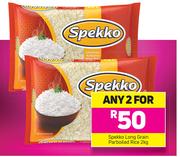Spekko Long Grain Parboiled Rice-2x2kg