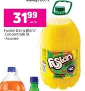 Fusion Dairy Blend Concentrate Assorted-5Ltr